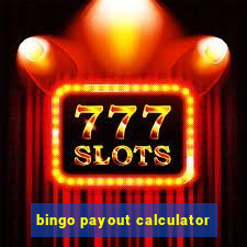 bingo payout calculator